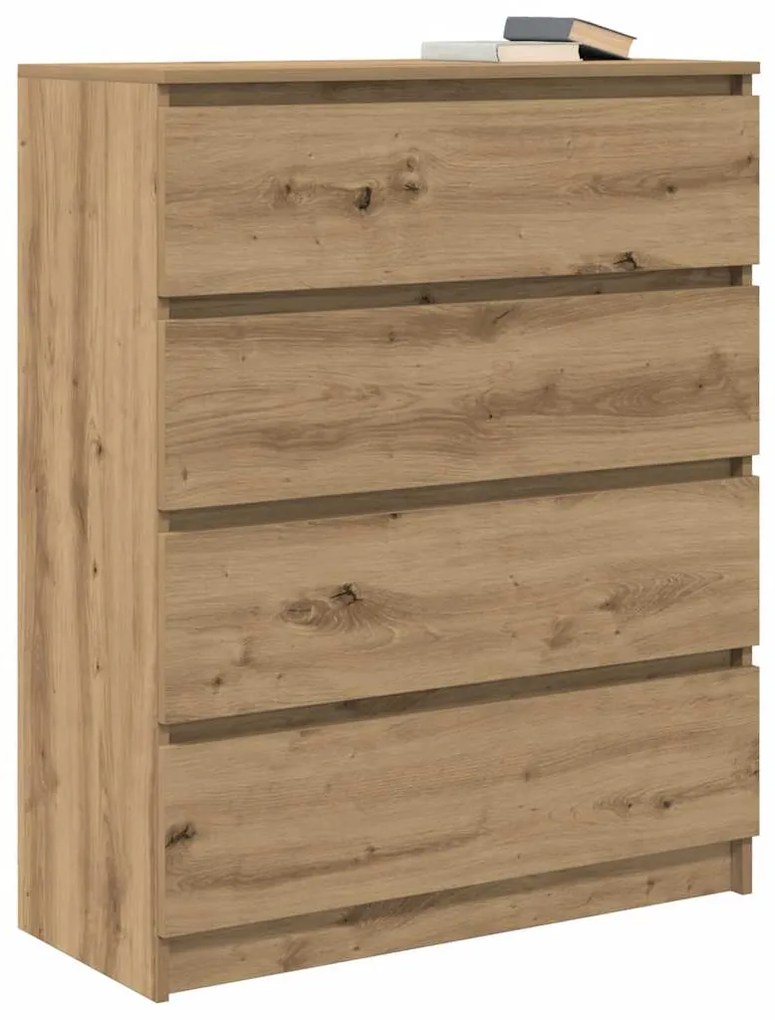Sideboard Artisan Oak 80x35x99 cm Κατασκευασμένο ξύλο - Καφέ