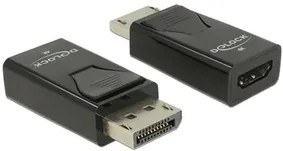 DELOCK αντάπτορας DisplayPort 1.2 σε HDMI 66234, 4K, Passive, μαύρος