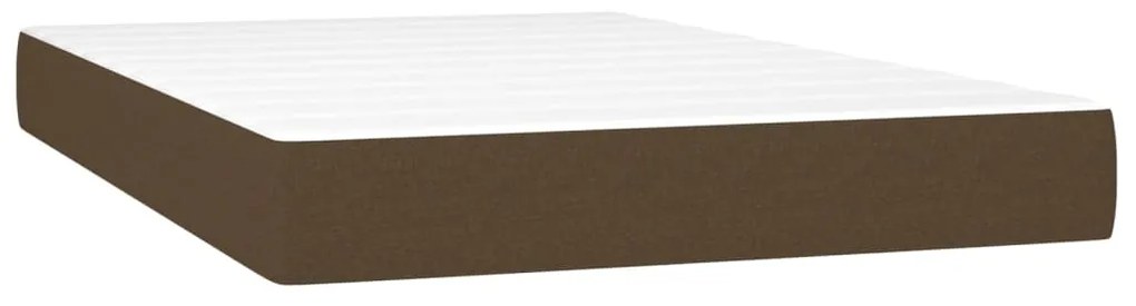 ΚΡΕΒΑΤΙ BOXSPRING ΜΕ ΣΤΡΩΜΑ ΣΚΟΥΡΟ ΚΑΦΕ 120X200 ΕΚ. ΥΦΑΣΜΑΤΙΝΟ 3144162