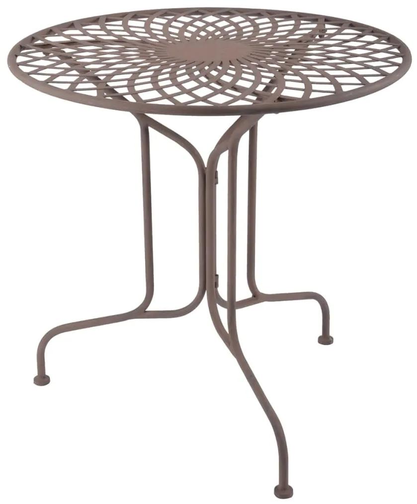 Esschert Design Τραπέζι με Ρετρό Αγγλικό Στιλ Μεταλλικό MF007