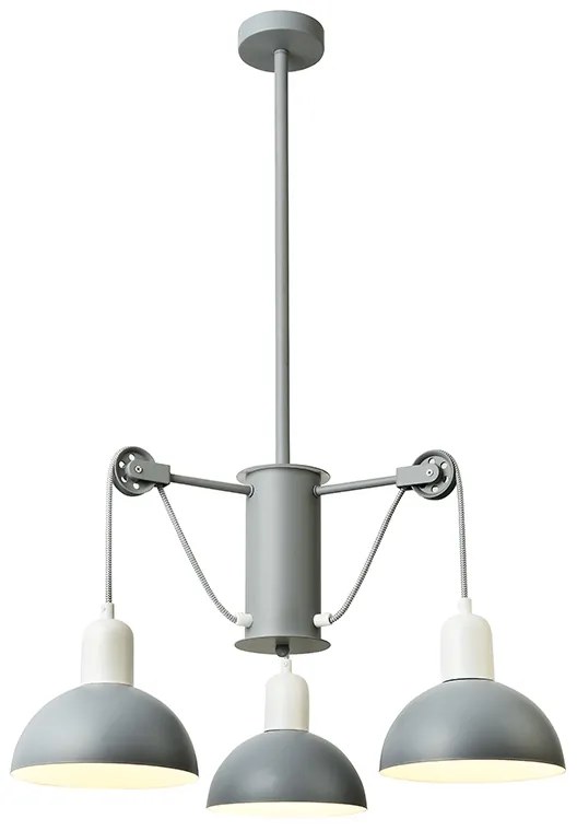 Φωτιστικό Οροφής Τρίφωτο Aca Cezanne EG5793P58G Grey