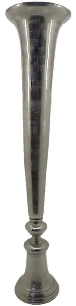 Βάζο Flores 029030 26x26x115cm Nickel Αλουμίνιο