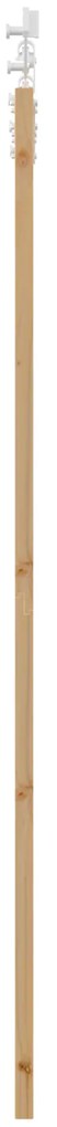 vidaXL Συρόμενη Πόρτα με Σετ Εξαρτημάτων 73.5x211 cm Συμπαγές Ξύλο Πεύκου
