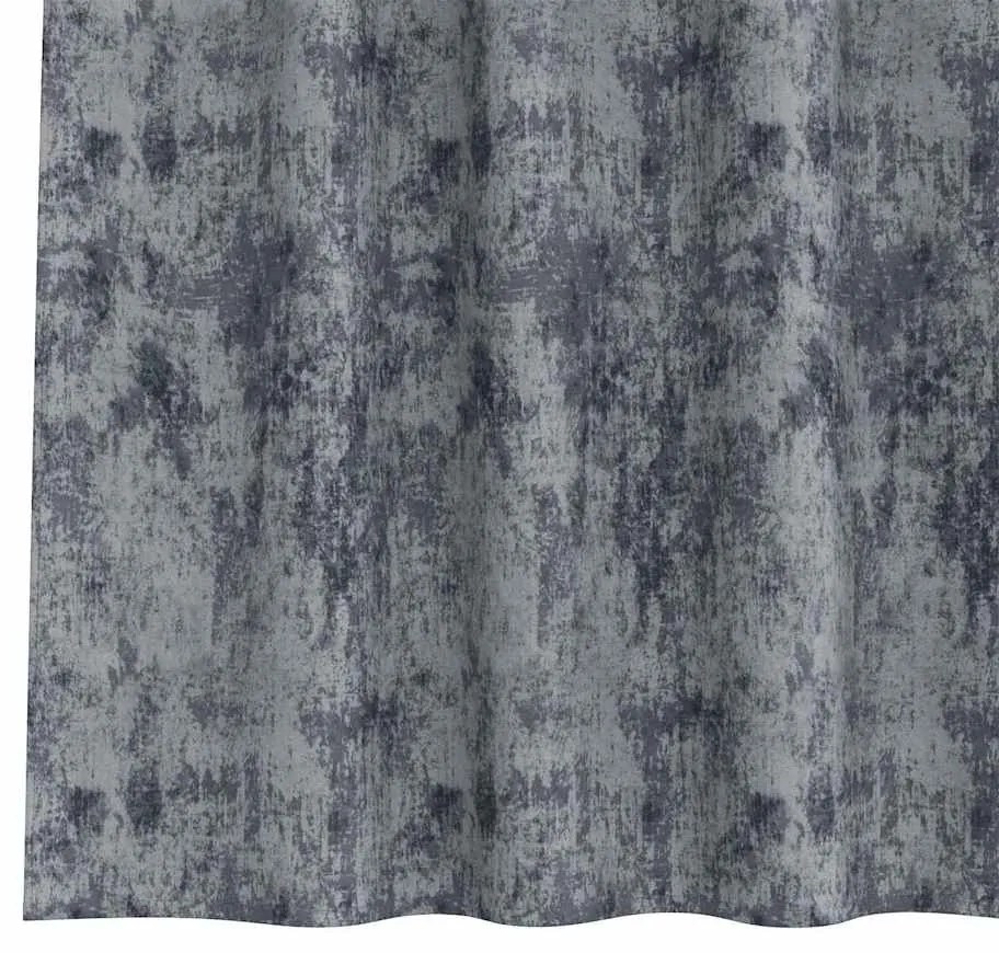 vidaXL Κουρτίνα με κουρτίνες 2 pcs Ασημί Γκρι 140 x 140 cm Βελούδο