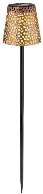 Ηλιακό Καρφωτό Φωτιστικό LED 0,06W ΙΡ44 Globo Lighting-36562C-Μαύρο-Χρυσό 36562C