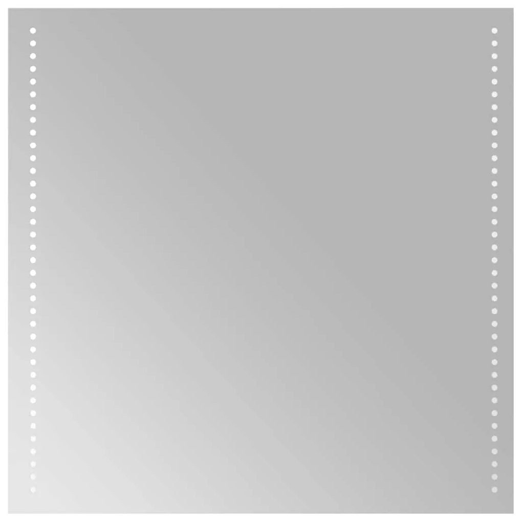 vidaXL Καθρέφτης Μπάνιου με LED 60x60 εκ.