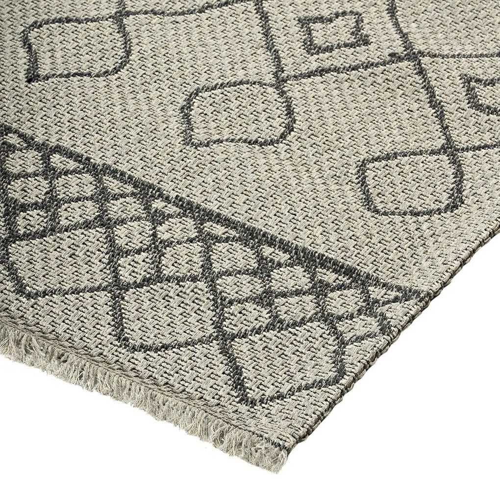 Beauty Home Χαλί βαμβακερό Cocotton 9231 125x180 Γκρι