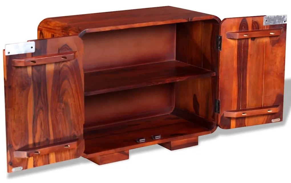 vidaXL Ντουλάπι 75 x 35 x 60 εκ. από Μασίφ Ξύλο Ακακίας