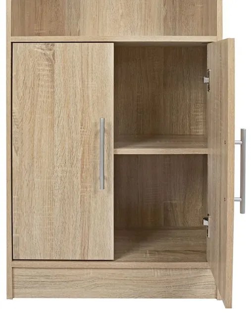 ΒΙΒΛΙΟΘΗΚΗ ΜΕΛΑΜΙΝΗΣ ENSLEY HM2027.02 SONAMA 60X30X180 εκ. - 0519908 - HM2027.02
