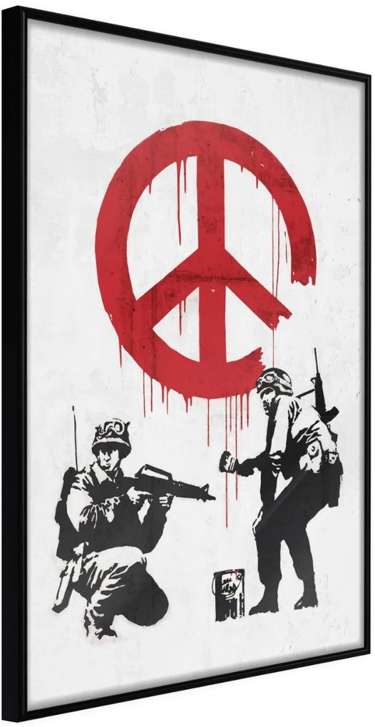 Αφίσα - Banksy: CND Soldiers II - 20x30 - Μαύρο - Χωρίς πασπαρτού