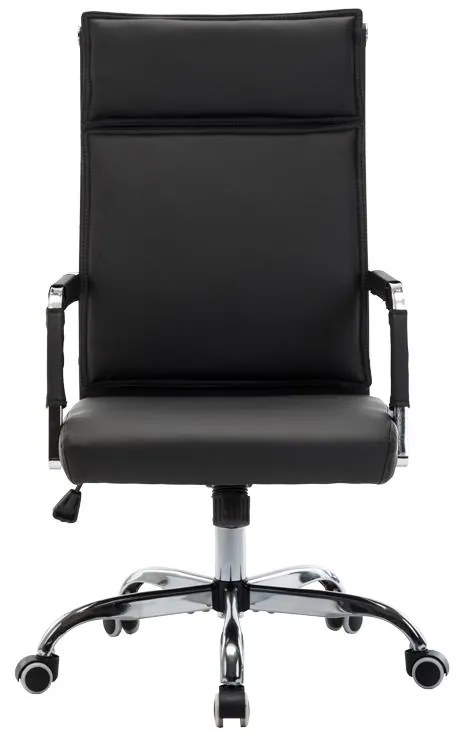 Καρέκλα γραφείου διευθυντη Mavel PU μαύρo 55x62x100-110εκ 55x62x110 εκ.
