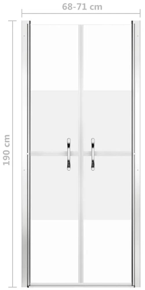 vidaXL Πόρτα Ντουζιέρας με Σχέδιο Αμμοβολής 71 x 190 εκ. από ESG
