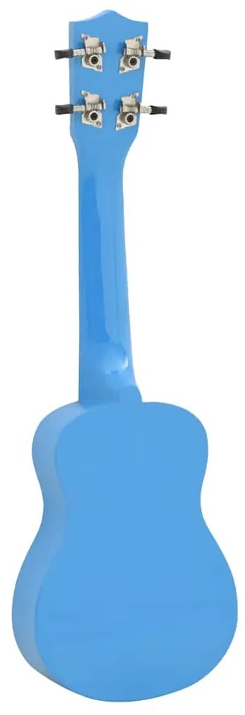 vidaXL Γιουκαλίλι Σοπράνο Σετ Παιδικό Γαλάζιο 21'' με Θήκη