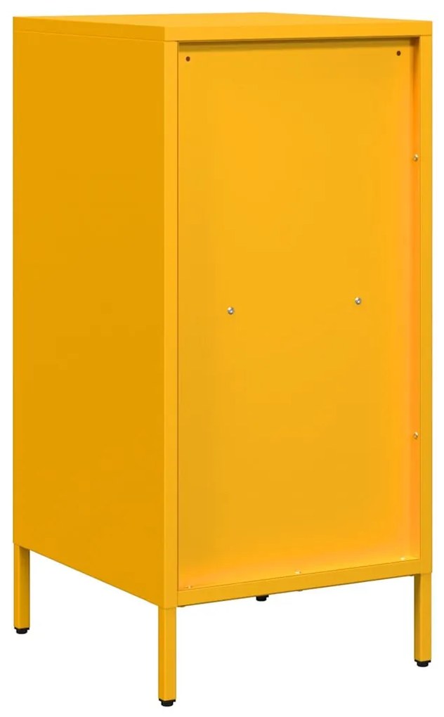 vidaXL Ντουλάπι Μουσταρδί 35x39x73,5 εκ. από Χάλυβα Ψυχρής Έλασης