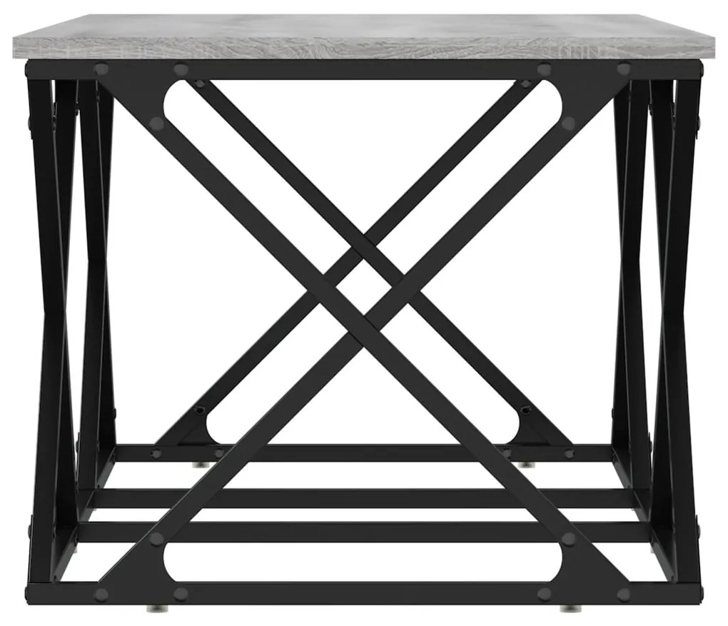 vidaXL Τραπεζάκι Σαλονιού Γκρι Sonoma 100x49x40 εκ.
