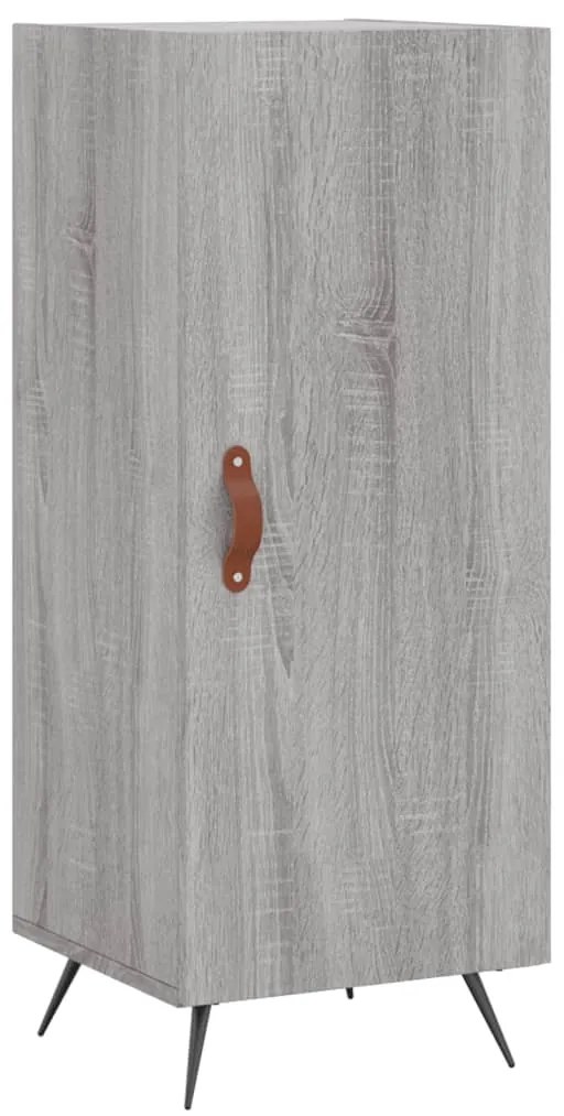 vidaXL Μπουφές Sonoma Γκρι 34,5 x 34 x 180 εκ. από Επεξεργασμένο Ξύλο