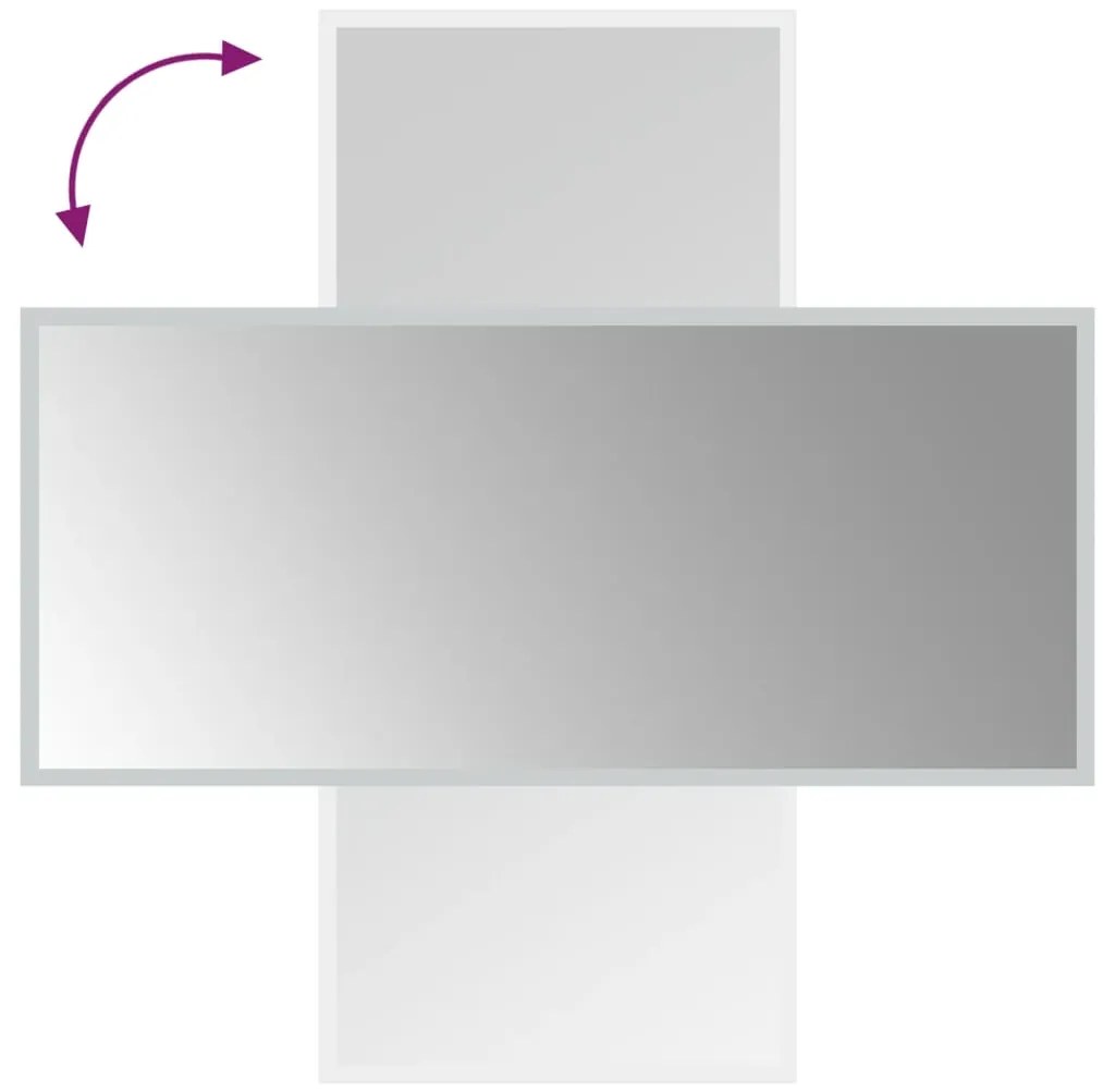 vidaXL Καθρέφτης Μπάνιου με LED 40x90 εκ.