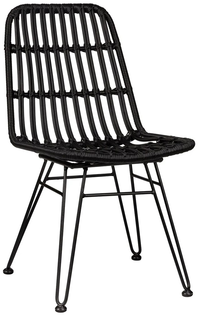 Καρέκλες Kahlua Black 46 x 62 x 86