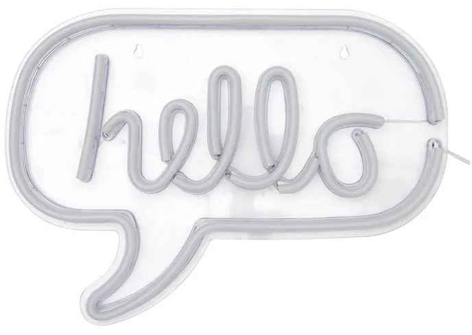 Διακοσμητικό Φωτιστικό Neon Hello 43 x 2 x 31 cm Home Deco Factory LA10425