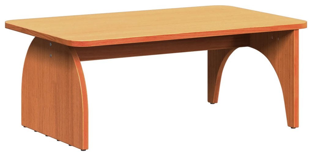 vidaXL Τραπεζάκι σαλονιού Κερωτό καφέ 80 x 50 x 31 εκ