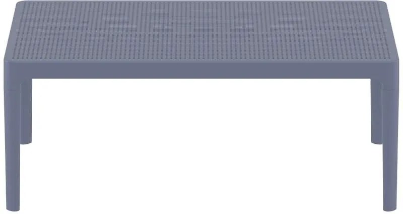 SKY DARK GREY 100Χ60Χ40εκ. ΤΡΑΠΕΖΙ ΠΟΛ/ΝΙΟΥ
