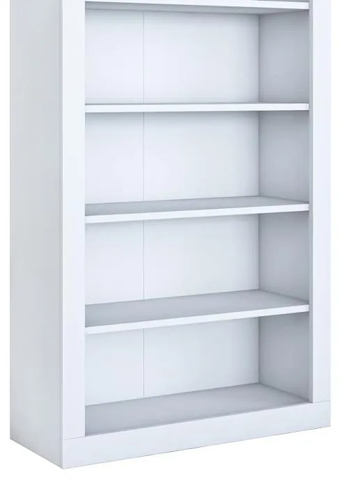 Βιβλιοθήκη Zoel λευκό μελαμίνης 80x31.5x180εκ 80x31.5x180 εκ.