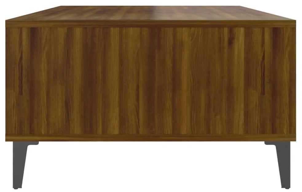 vidaXL Τραπεζάκι Σαλονιού Καφέ Δρυς 103,5x60x35 εκ. Επεξεργασμένο Ξύλο