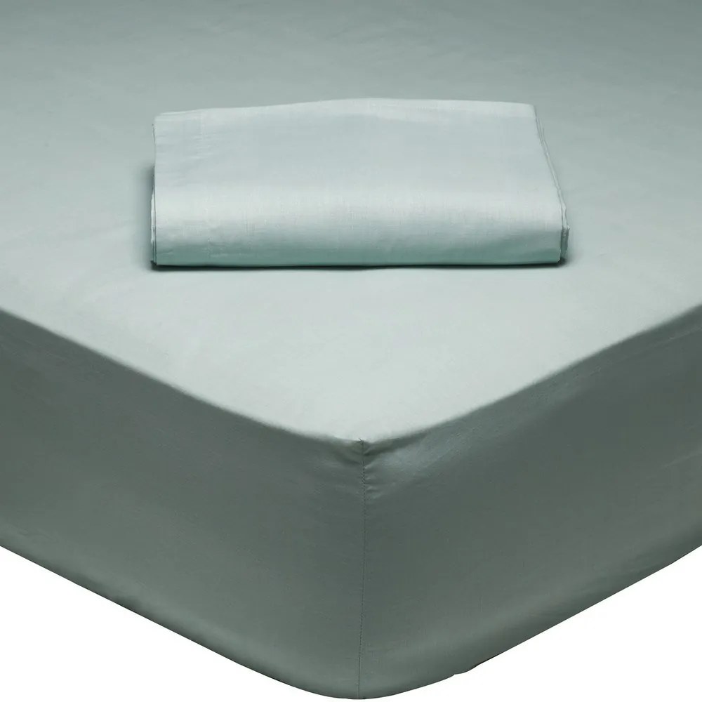 Σεντόνι 1013 Με Λάστιχο Mint Das Home Υπέρδιπλo 160x235cm 100% Βαμβάκι