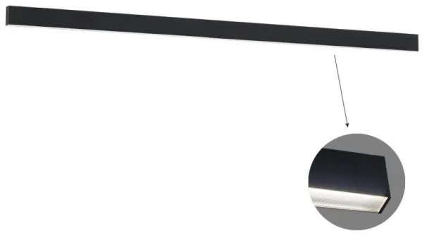 Γραμμικό Τοίχου L3100 3000K Μαύρο Microprismatic Dim. Ciba 3916-02310-3-B-M-D3 Viokef 3916-02310-3-B-M-D3 Μαύρο