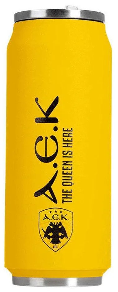 Ισοθερμικό Δοχείο Καφέ AEK BC 00-13233 500ml Yellow-Black Estia