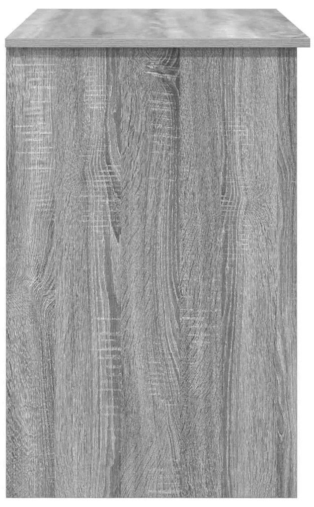 vidaXL Γραφείο Γκρι sonoma 90 x 49.5 x 75 εκ. Επεξεργασμένο ξύλο