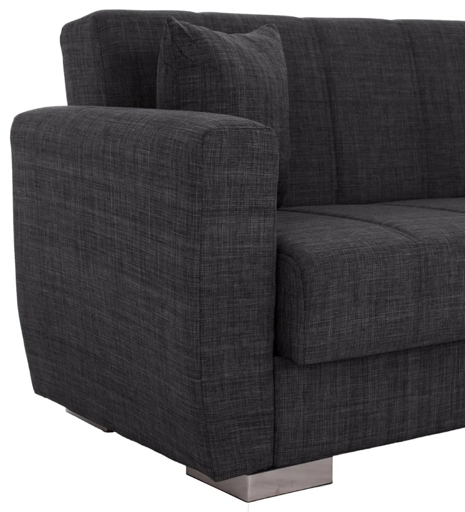 Καναπές - Κρεβάτι Polya 2θέσιος Γκρί 150x84x88 εκ. 150x84x88 εκ.