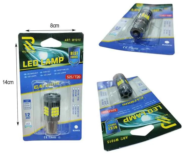 Rchang Λάμπα Αυτοκινήτου Λευκό Φώς Canbus 12V S25/T20 W1015 - Led Lamp