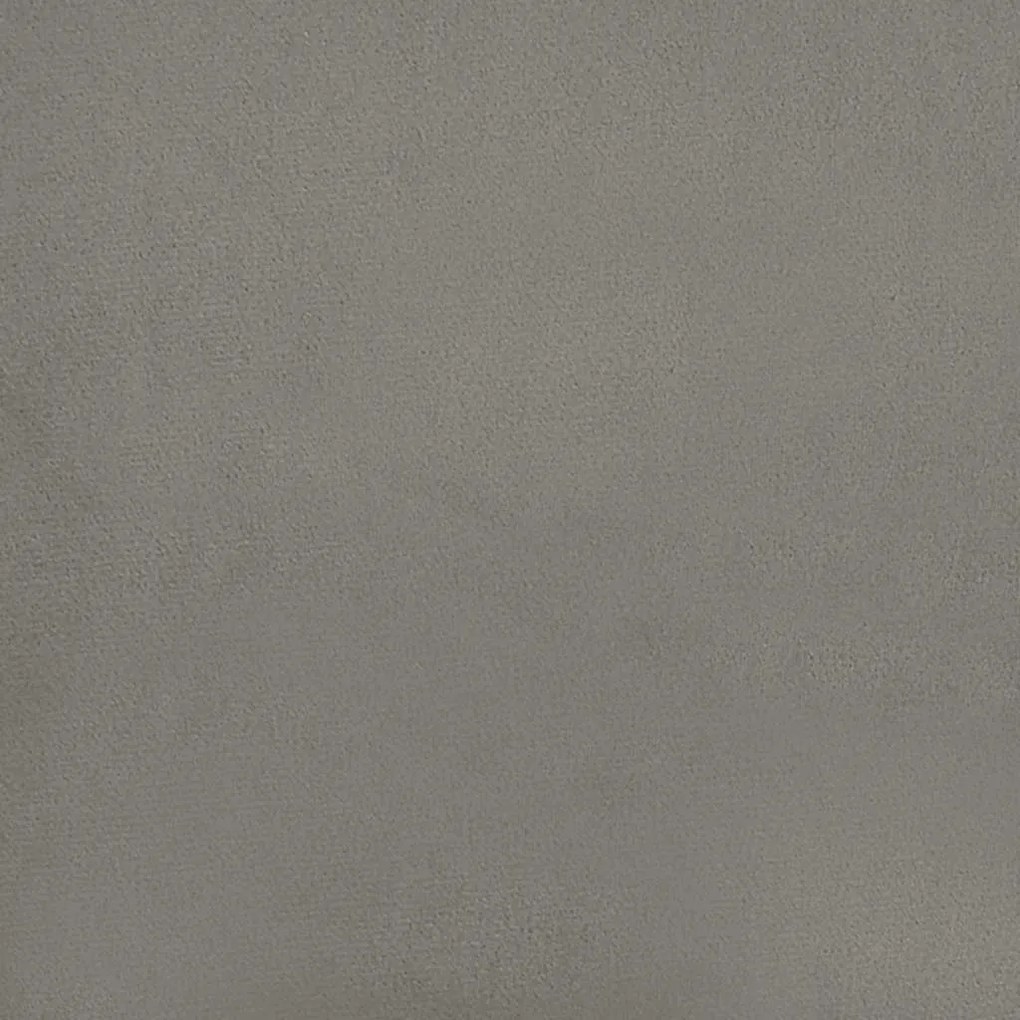 vidaXL Στρώμα με Pocket Springs Ανοιχτό Γκρι 160x210x20 εκ. Βελούδινο
