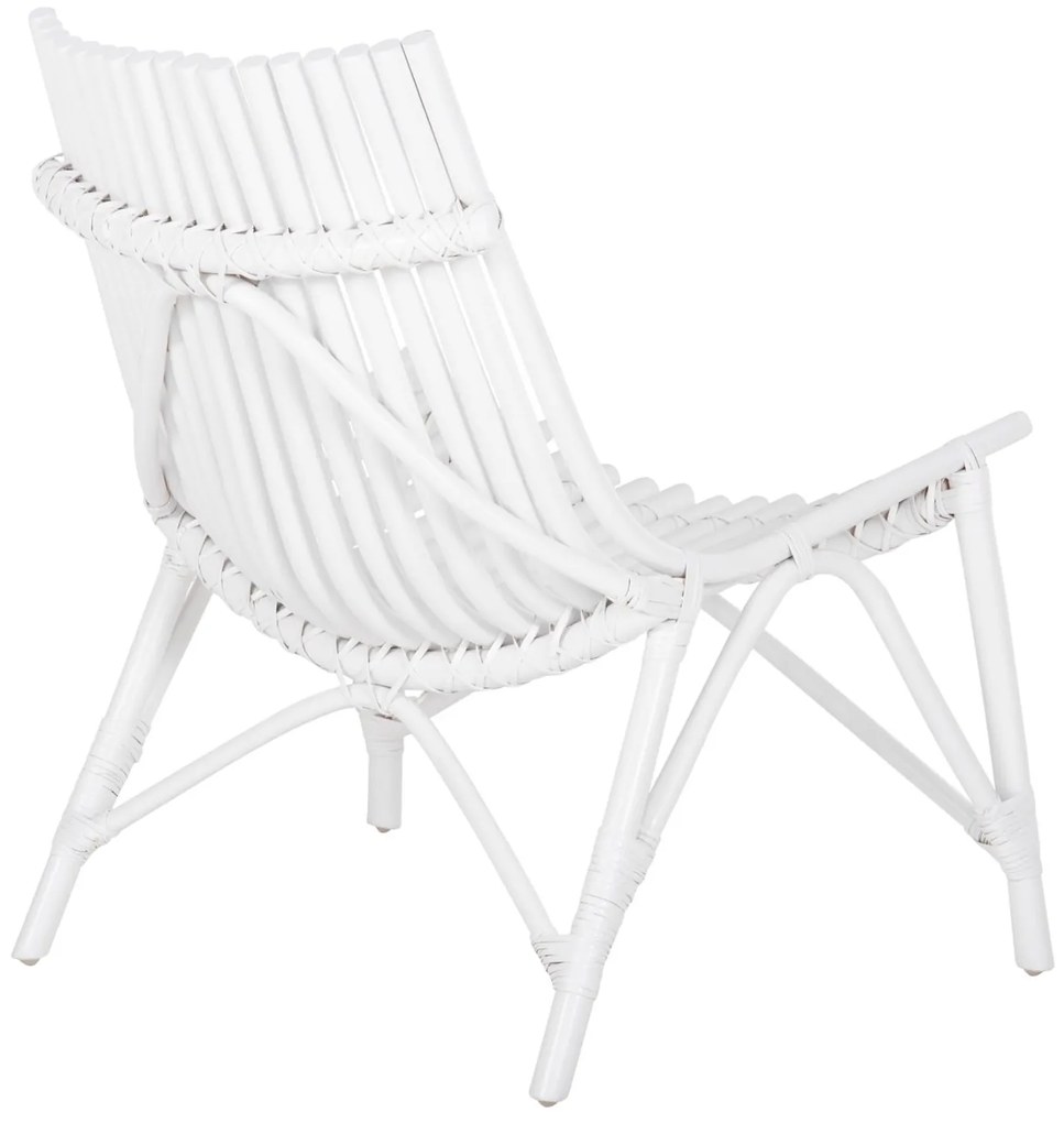 Καρέκλα CELLION C9812.03 Ράβδοι Rattan σε Λευκό Xρώμα 76x72x83Υεκ. 76x72x83 εκ.
