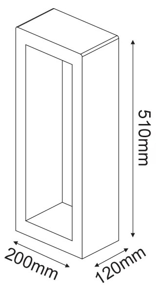 ΦΩΤΙΣΤΙΚΟ ΚΗΠΟΥ LED 5W 130LM 230V AC 3000K RA80 IP65 30.000HRS ΜΑΥΡΟ ΤΣΙΜΕΝΤΟ - MK019B-510 - 3000K - MK019B-510