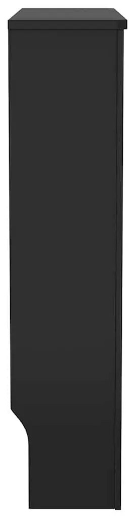 vidaXL Καπάκι Καλοριφέρ 2 pcs Μαύρο 78 x 19 x 81.5 cm