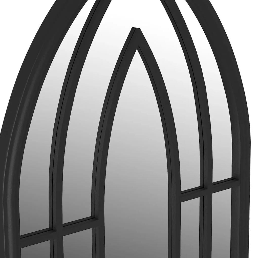 Καθρέφτης για Εσ. Χώρους Μαύρος 70 x 30 εκ. από Σίδερο - Μαύρο