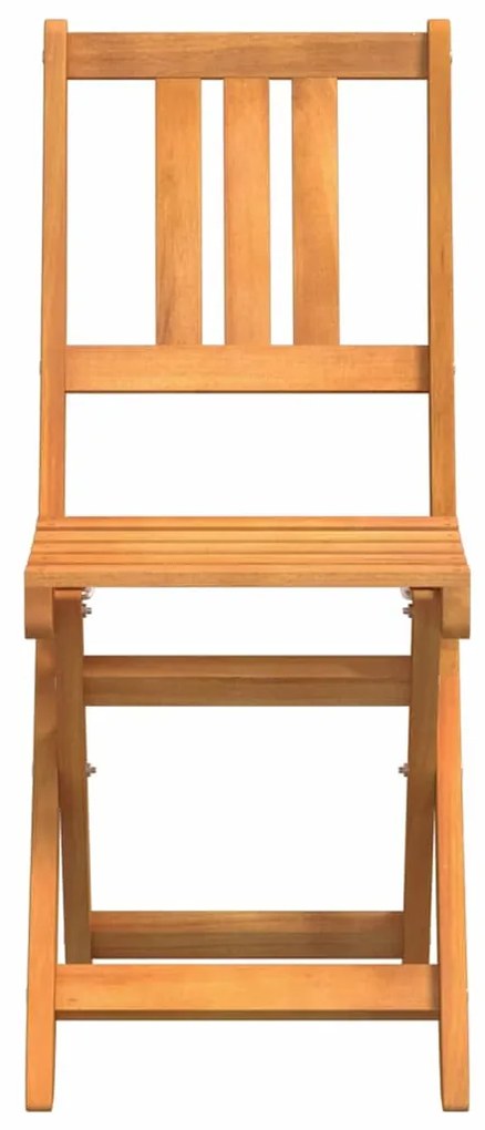 vidaXL Καρέκλα Κήπου 4 pcs Φυσικό Λάδι 40 x 42 x 85 εκ