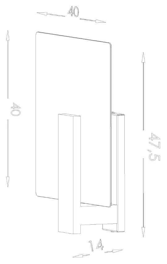 Sollux Φωτιστικό οροφής Lappo 2,ξύλο, γυαλί,2xE27/60w