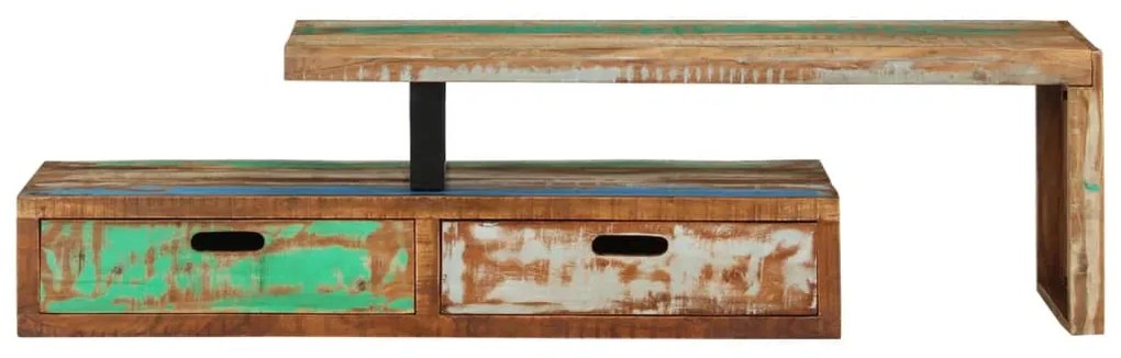 vidaXL Βάση Τηλεόρασης (118-200) x 30x40 εκ. από Μασίφ Ξύλο Ανακυκλωμένου Ξύλου