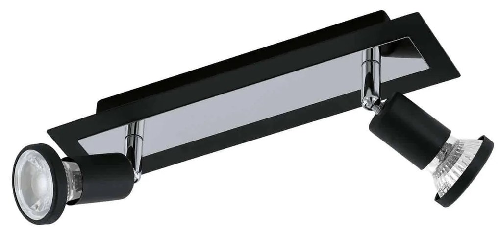 Φωτιστικό Σποτ Led 94964 Black Sarria Eglo Μέταλλο