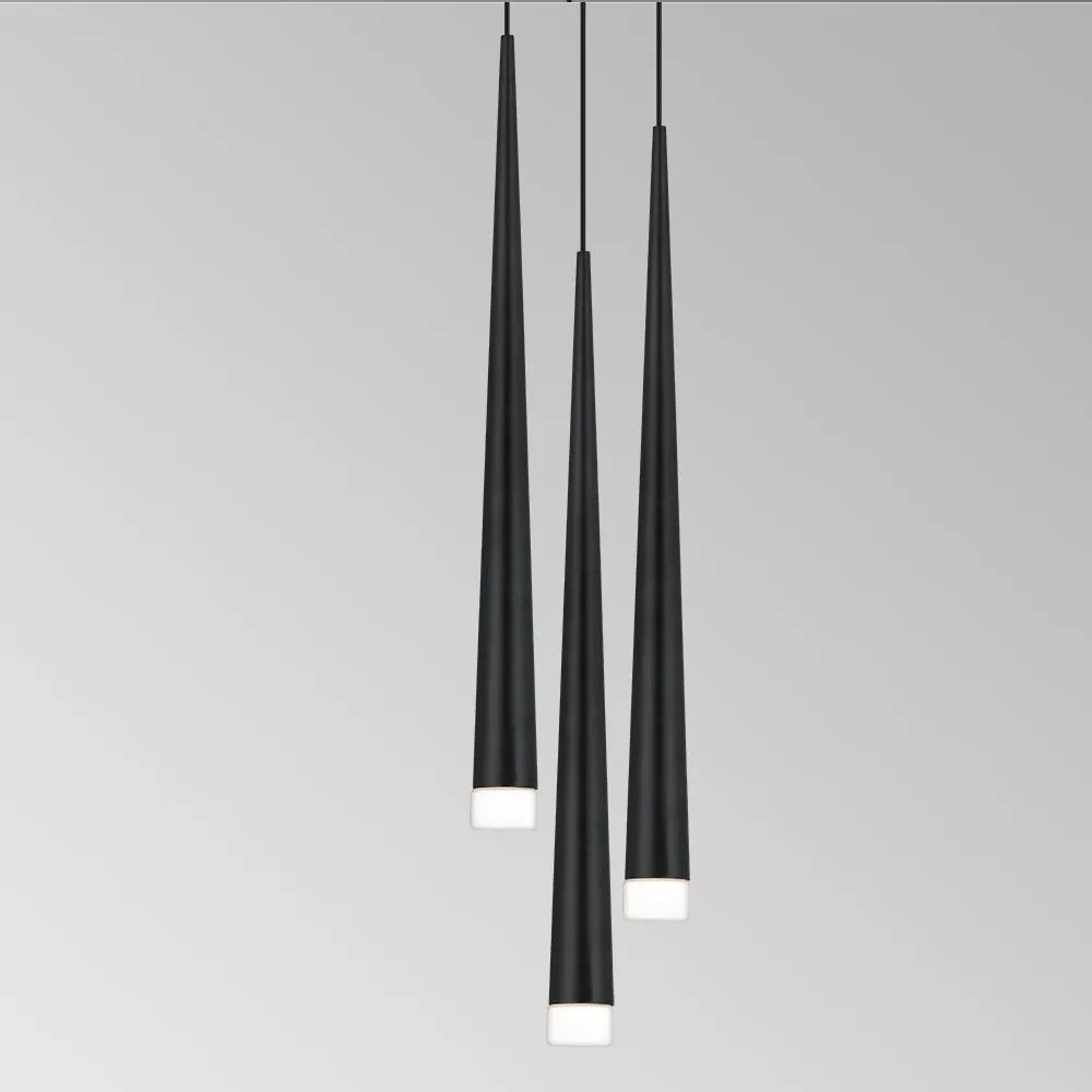 Φωτιστικό Οροφής Κρεμαστό 01220-07 G9  LED D30cm Black Luma