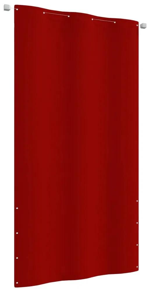 vidaXL Διαχωριστικό Βεράντας Κόκκινο 120 x 240 εκ. Ύφασμα Oxford