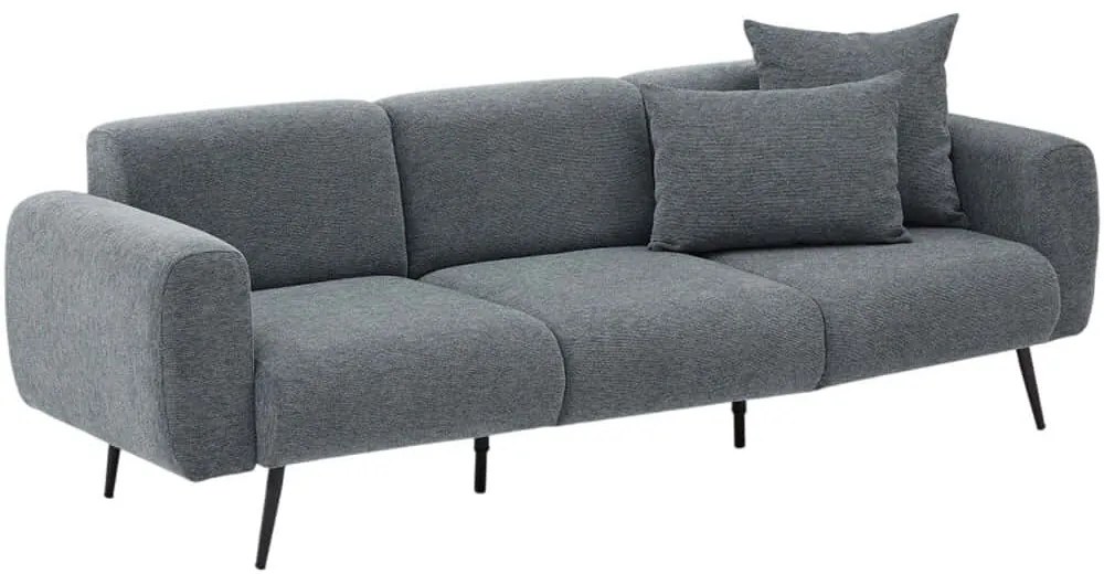 Καναπές Τριθέσιος Side 825BLC2855 235x82x77cm Anthracite