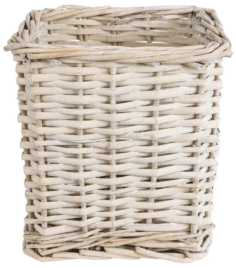 Καλάθι - Κασπώ Kyoto 20589 Φ20x20cm White-Beige GloboStar Wood