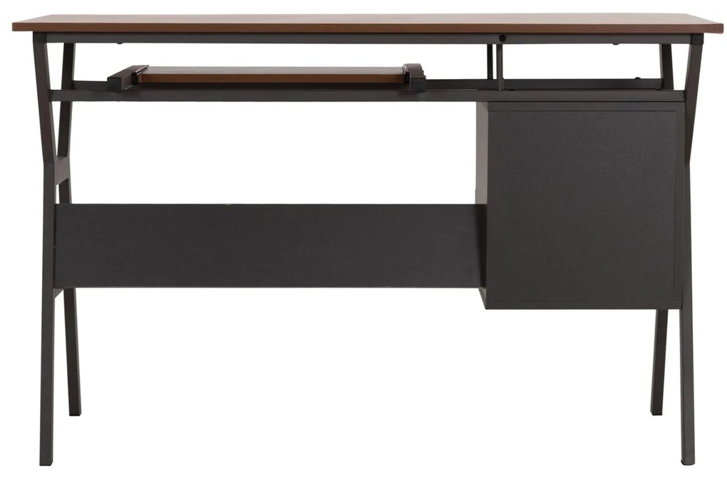 ΓΡΑΦΕΙΟ ΚΑΡΥΔΙ-ΓΚΡΙ ΜΕ ΜΑΤ ΓΚΡΙ ΣΚΕΛΕΤΟ  120X60X76εκ.