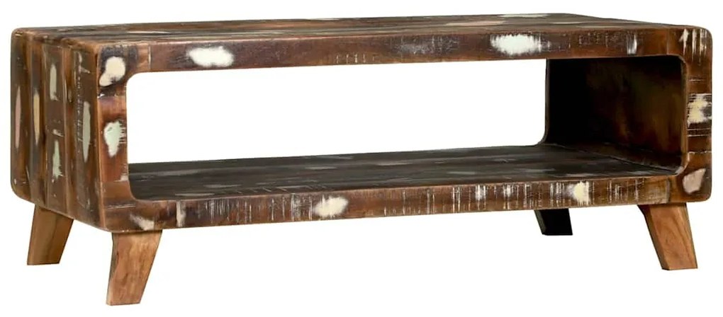 vidaXL Τραπεζάκι σαλονιού 90 x 50 x 35 cm Μασίφ ανακυκλωμένο ξύλο