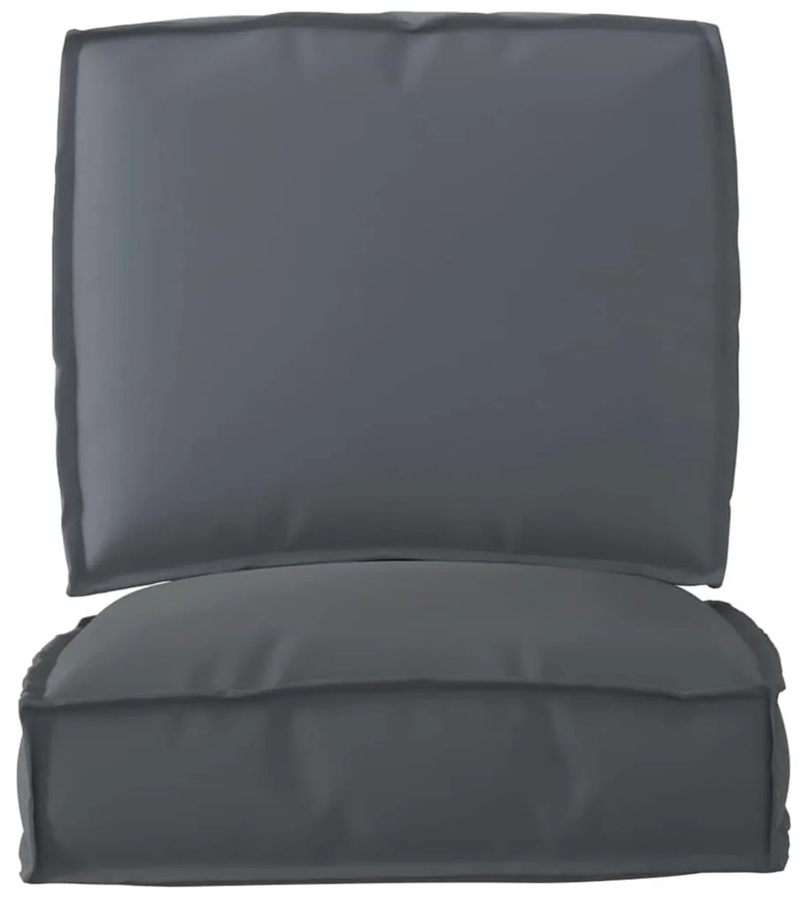 vidaXL Σετ Μαξιλαριών Πάγου 2 pcs Ανθρακί 50 x 50 x 12 cm