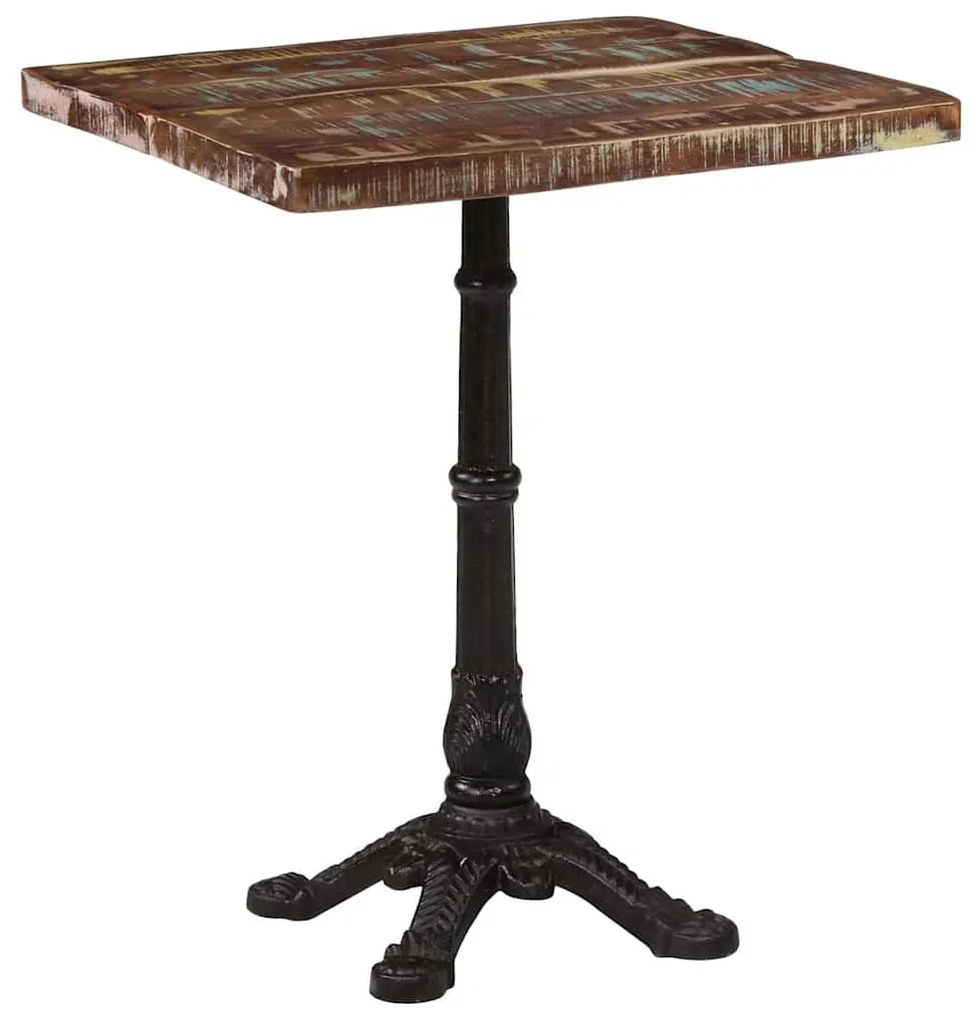 vidaXL Τραπέζι Bistro 60 x 60 x 76 εκ. Μασίφ Ανακυκλωμένο Ξύλο
